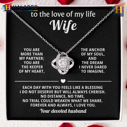 To My Beautiful Wife Necklace Heart Keeper Valentine Day Card Messages You Are The Keeper Of My Heart