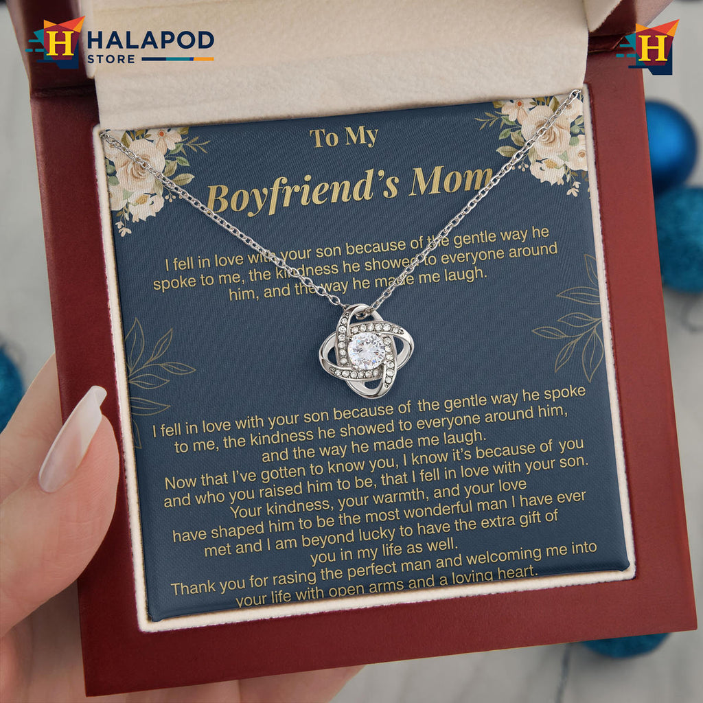 To My Boyfriends Mom - Perfect Man Necklace For Mothers Day 2026