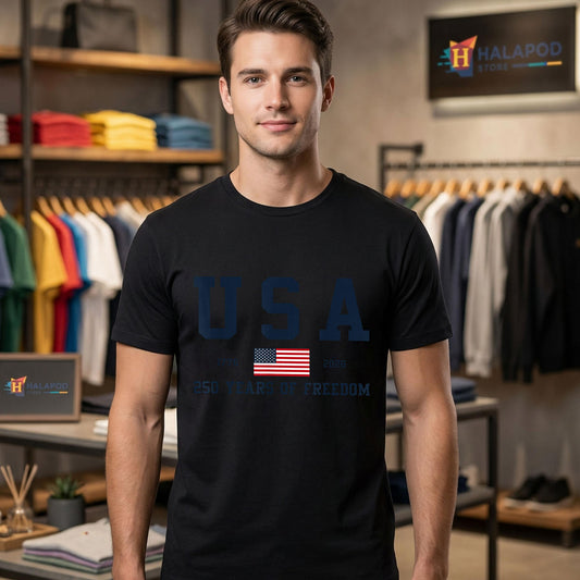 USA 250 Years Of Freedom Birthday Shirt 2026 Americas 250th 1776 Celebration