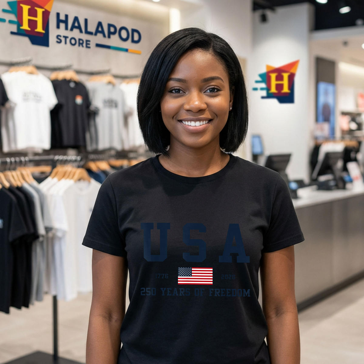 USA 250 Years Of Freedom Birthday Shirt 2026 Americas 250th 1776 Celebration