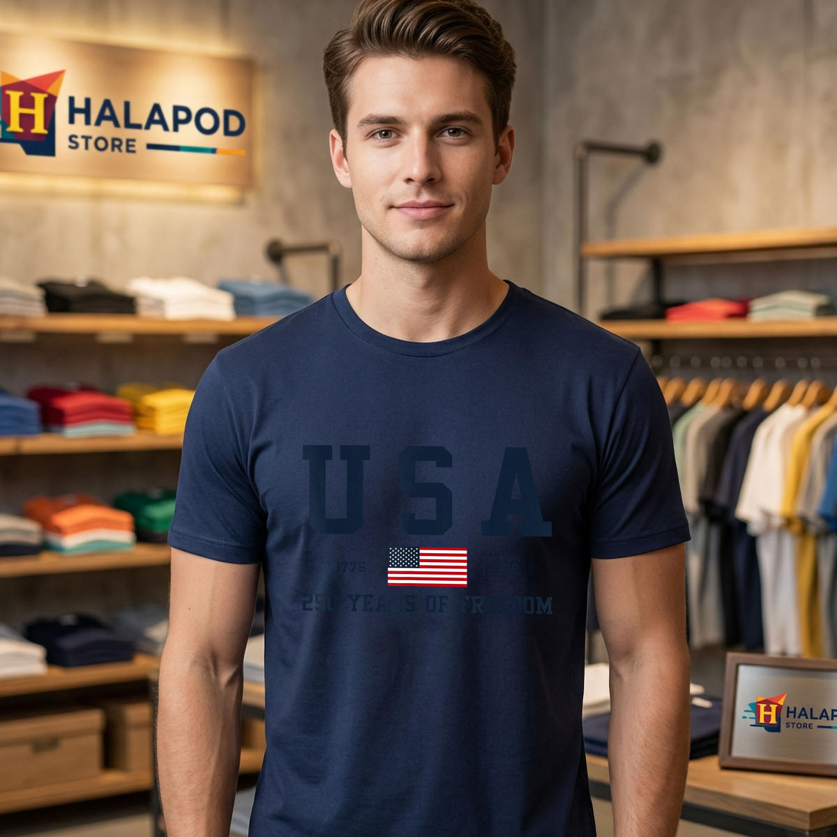 USA 250 Years Of Freedom Birthday Shirt 2026 Americas 250th 1776 Celebration