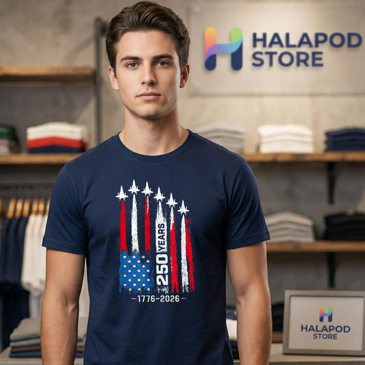 USA 4th July 250th Anniversary Shirt 2026 American 1776 250 Years Patriotic