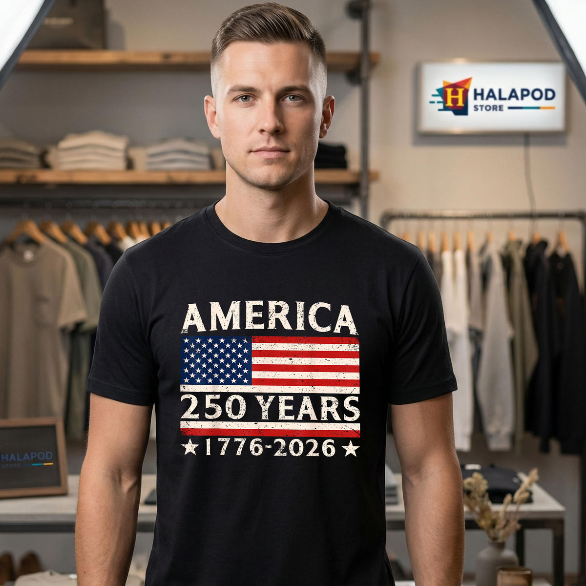 USA Flag America 250 Years Shirt 2026 4th Of July 250th Anniversary Apparel
