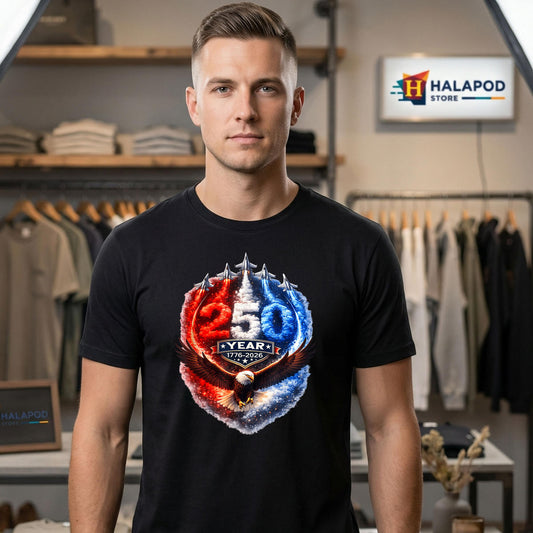 USA Patriotic 250 Years 4th July Shirt 2026 American 250th Anniversary Gifts