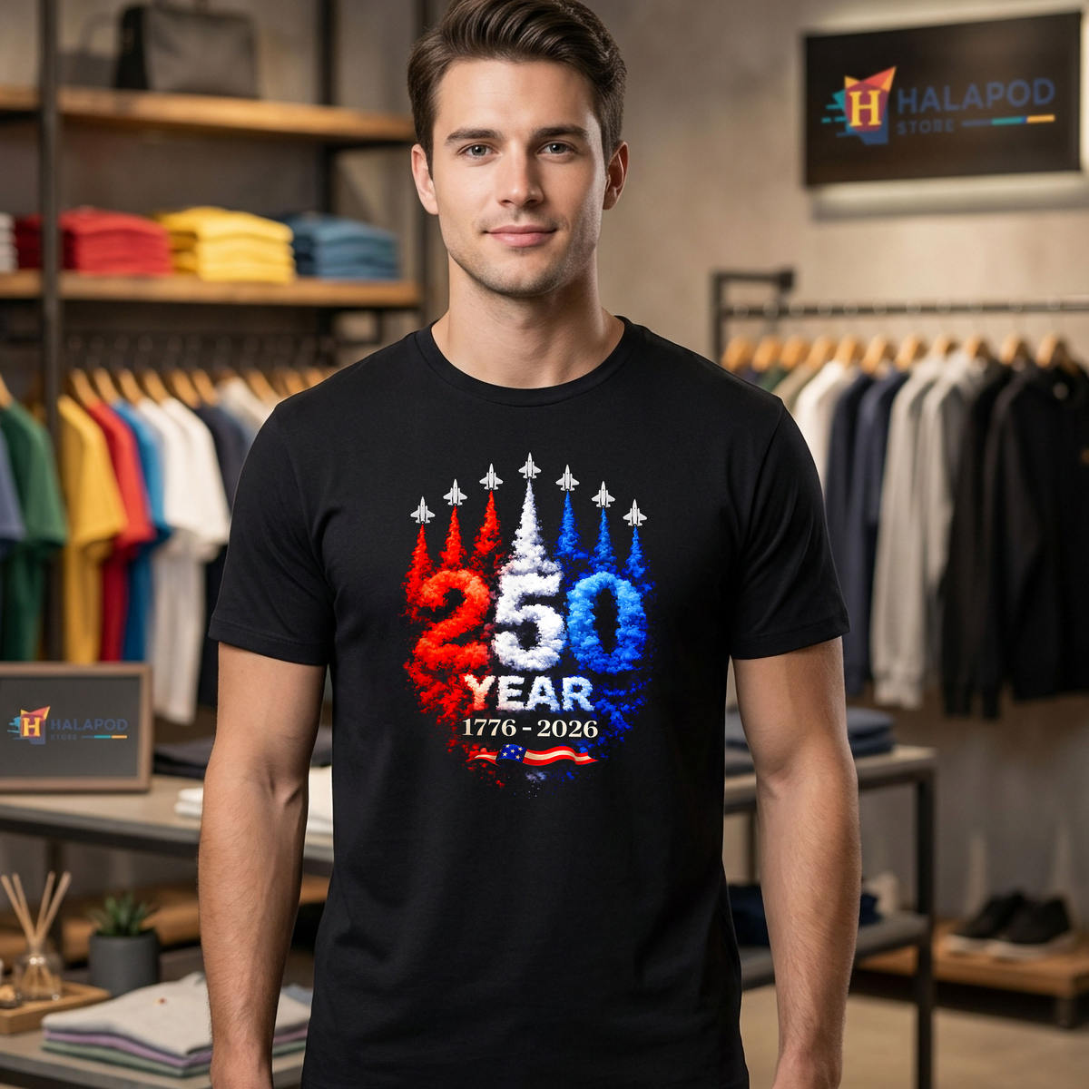 USA Patriotic American 4th July Shirt 2026 250 Years 250th Anniversary Gifts