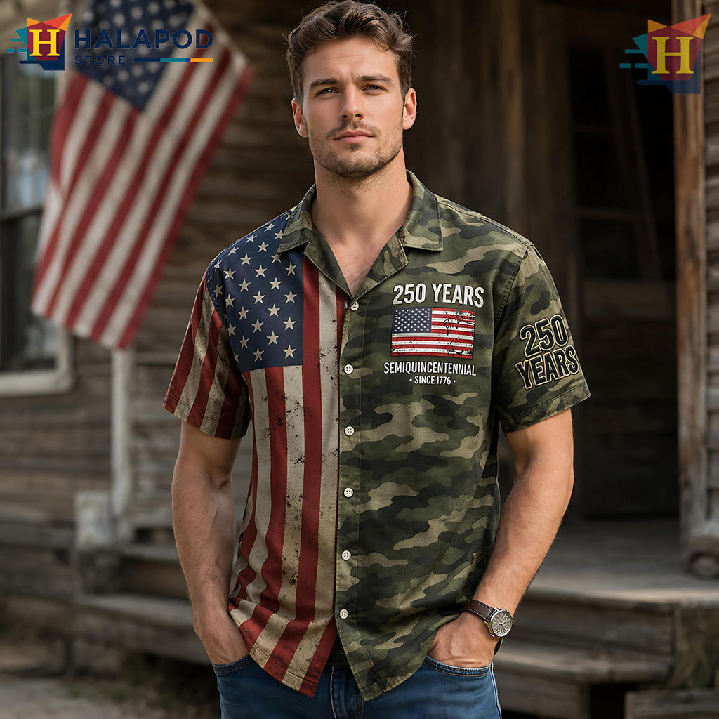 USA Patriotic American Flag Hawaiian Shirt 2026 Independence Fan Apparel Gear