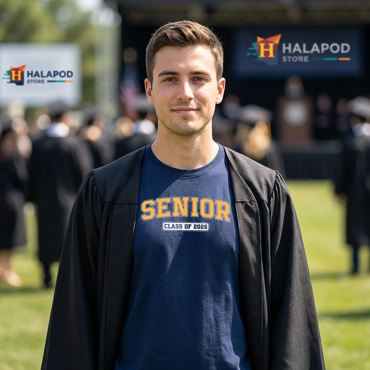 Varsity Graduation Graduate Student Tee 2026 Senior Class Of Fan Apparel
