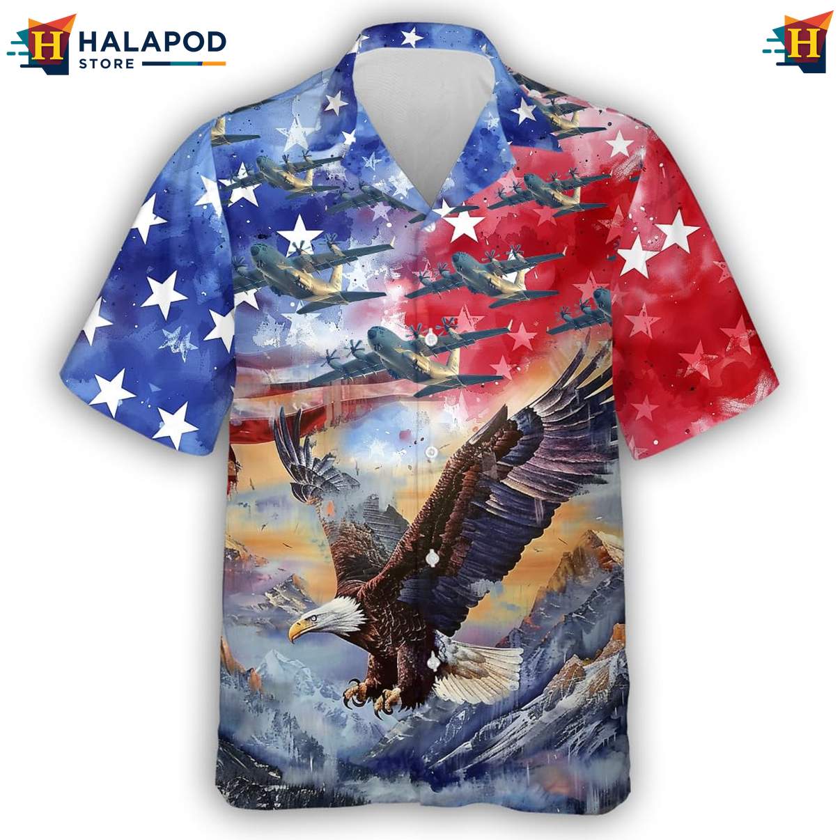 Veteran Military Airplane Beach Shirt Mens Hawaiian Linen Button Down Outfit