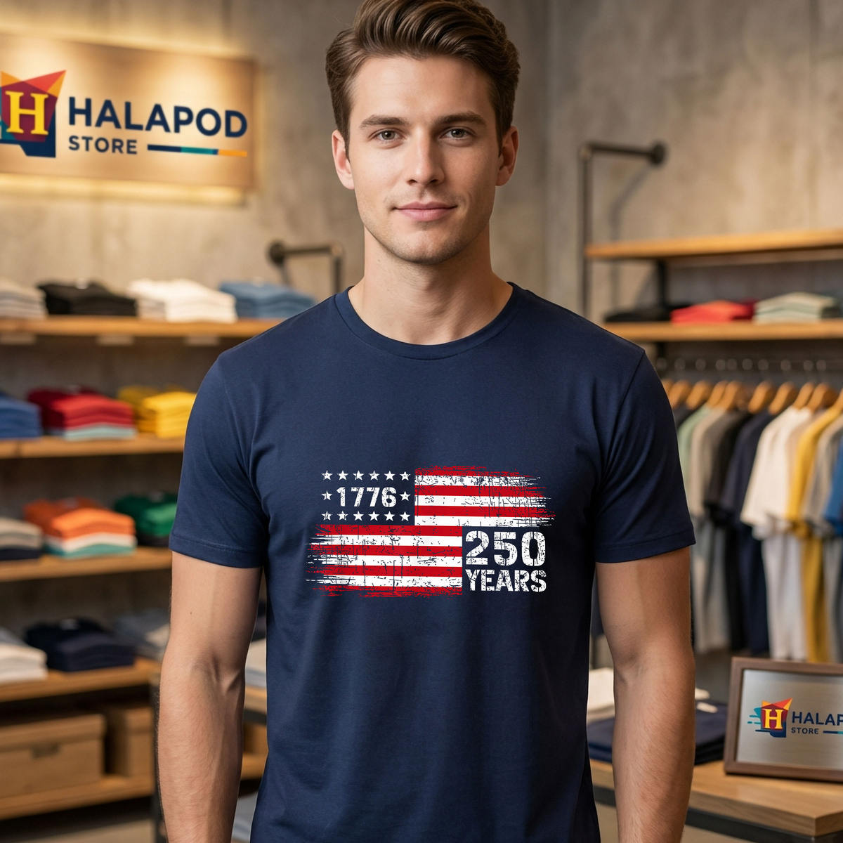 Vintage 1776 250th Anniversary Shirt 2026 USA 4th July 250 Years Celebration
