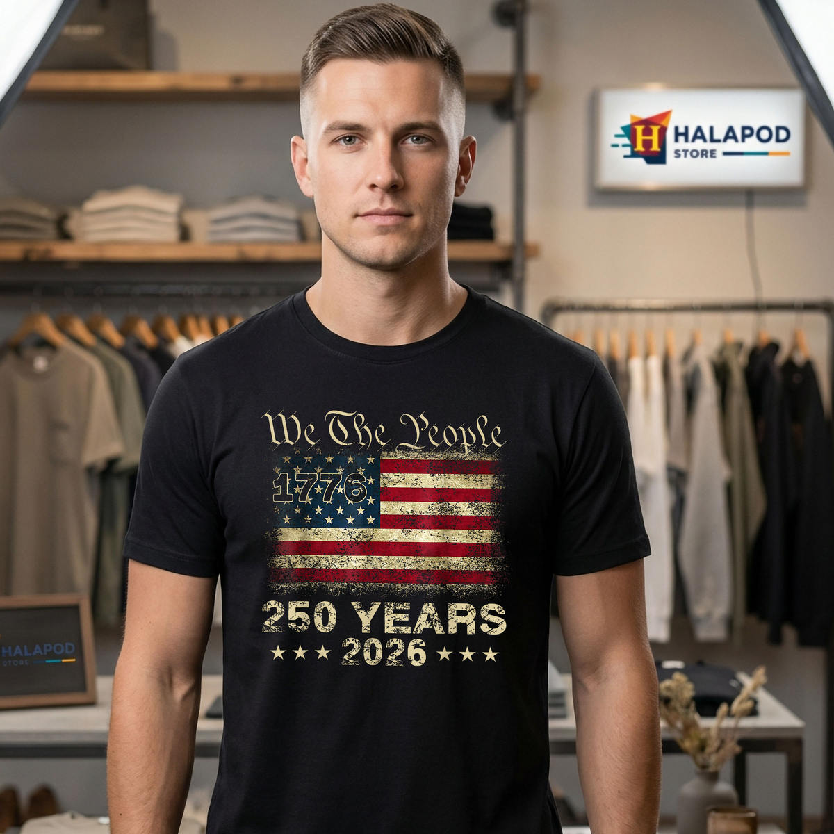 Vintage 250th Birthday 4th July Shirt 2026 USA 1776 250 Years American Gear