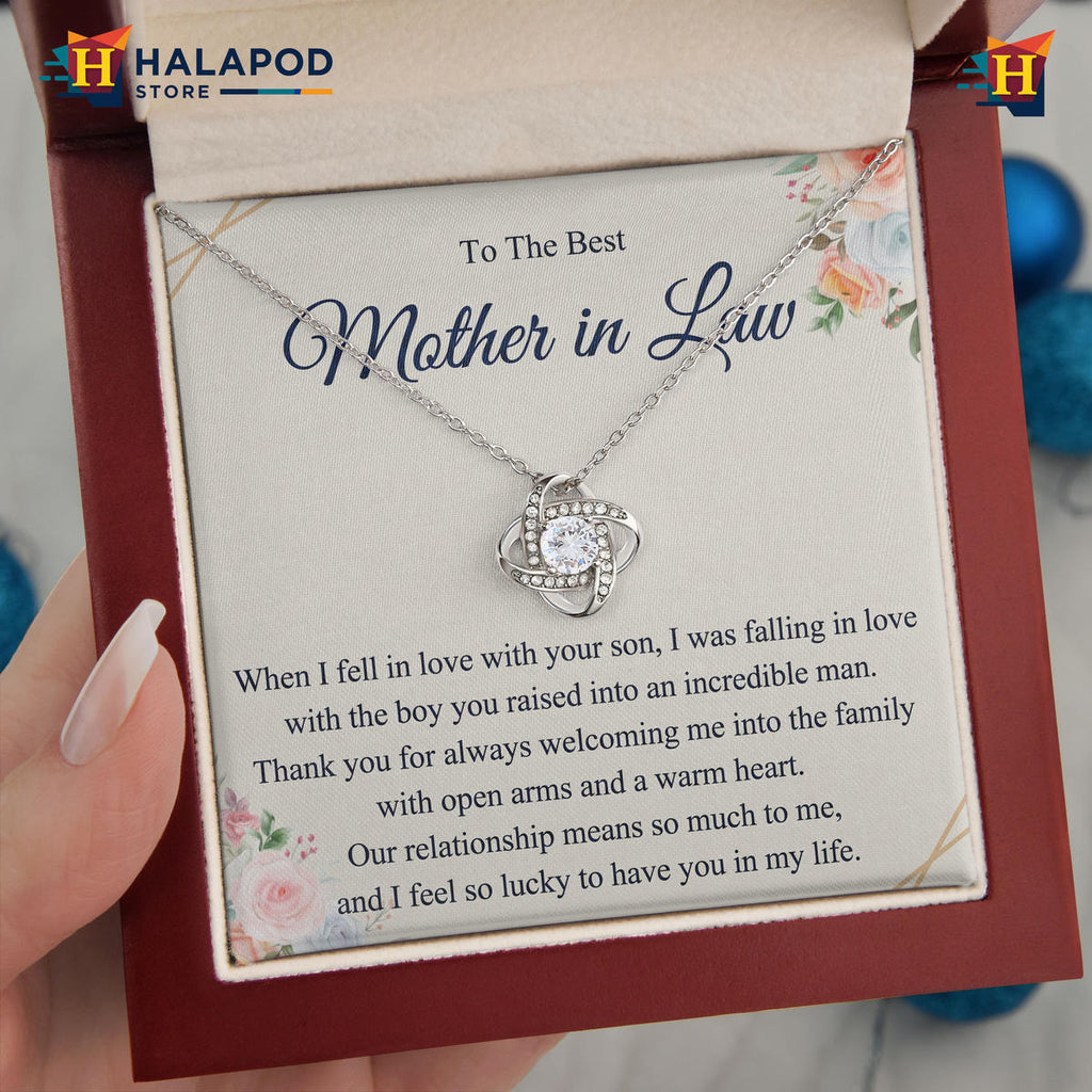Warm Heart Message Jewelry - Mothers Day Gift 2026 For Mother In Law