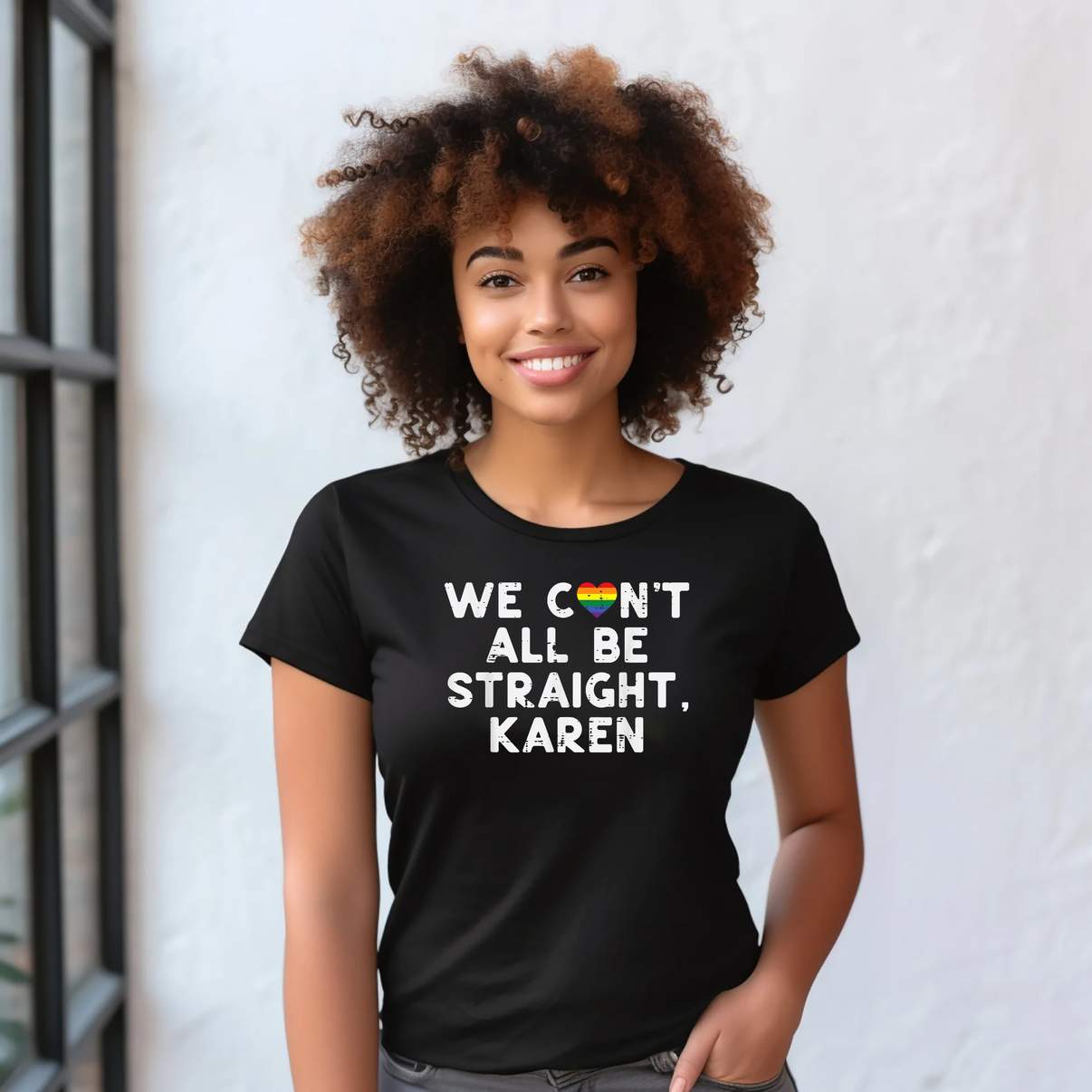 We Cant All Be Straight Shirt Karen Funny LGBTQ Ally Gay Pride Graphic For Men