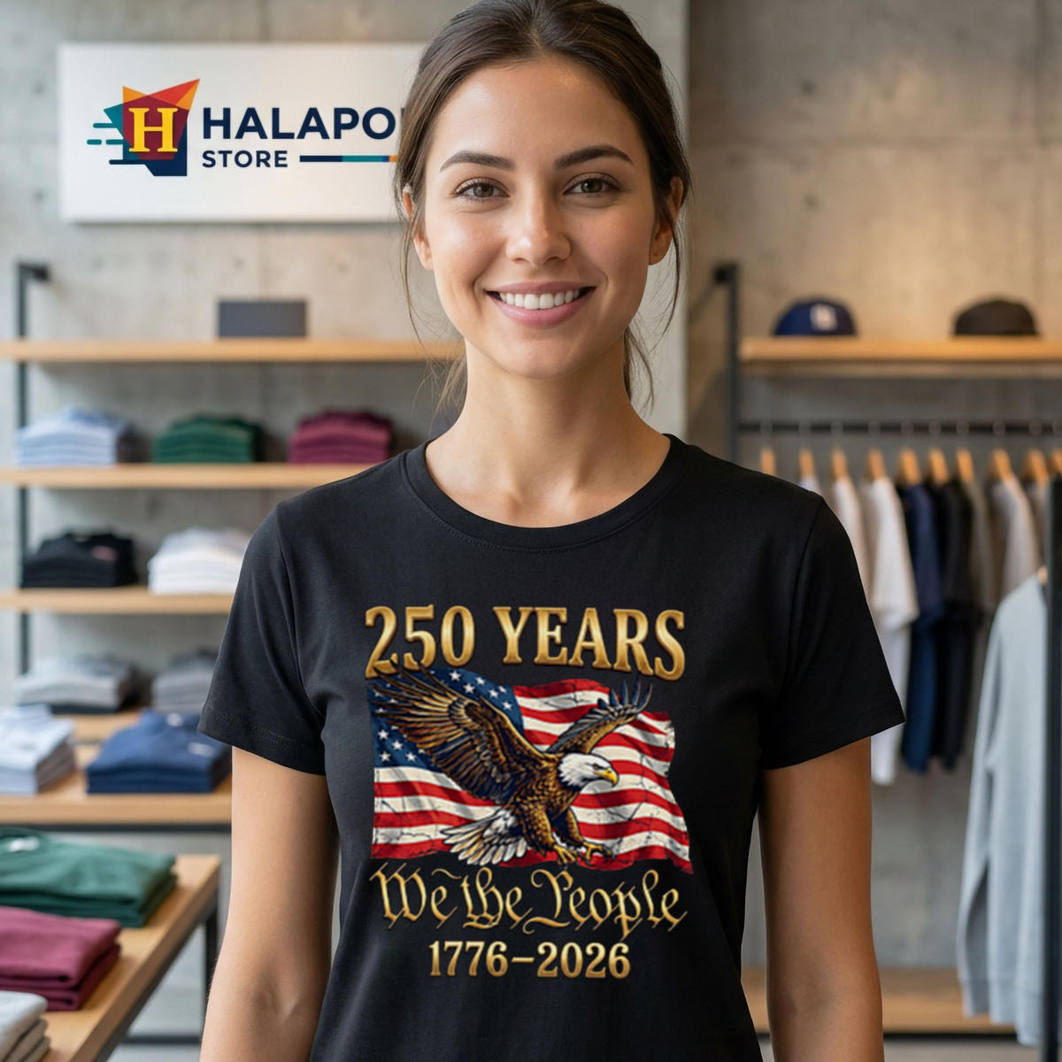 We The People 250th Shirt 2026 July 4th 250 Years USA Performance Gear