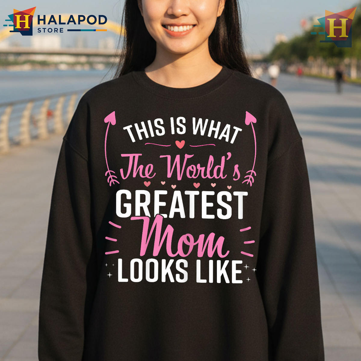 Worlds Greatest Mom Gift Funny Mother T Shirts For Mothers Day